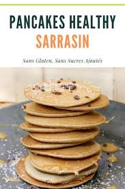 Pancakes Au Sarrasin Sans Gluten Sans Sucres Ajoutes Recette Sarrasin Recette Pancakes Pancakes Sans Gluten