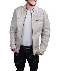 Clearance Sale Men S Cafe Racer Distressed Leather Jacket Distressed Leather Jacket Distressed Leather Man Cafe
