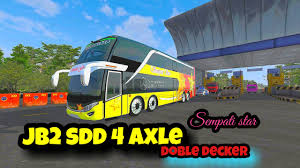 Bimasena sdd halloween livery corak bussid v2 9 youtube. Bus Simulator Indonesia Mod Bussid Jb2 Sdd 4 Axle Doble Decker Sempati Star Facebook