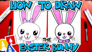 Each lesson is specially designed so that the child can easily understand everything and repeat it with ease. How To Draw A Big Easter Bunny Portrait Art For Kids Hub Art For Kids Hub Bunny Drawing Art For Kids