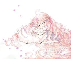 Hd wallpapers and background images Anime Girl Chibi Cute Sleeping Horns Pink Hair Anime Hd Wallpaper Peakpx