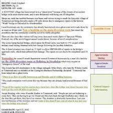Newspaper article format a typical newspaper article contains five (5) parts: Example Of A Newspaper Article Returned By Searching The Nexis Uk Download Scientific Diagram