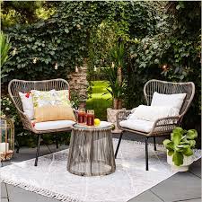 Latigo 3pc Rattan Patio Chat Set Brown Opalhouse Patio Furniture Layout Patio Furniture Collection Best Outdoor Furniture
