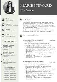 Here's a graphic designer resume template with a photo placeholder. Graphic Designer Cv Example Template Templates Powerpoint Presentation Slides Template Ppt Slides Presentation Graphics