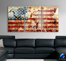 It is also a good way to store memories and to remind us of the great it has been her big dream to own a home with the touch of green architecture and the simple elegance of modern minimalist interiors. Buy Original By Boxcolors Large 30x 60 3 Panels 30x20 Ea Art Canvas Print American Usa Flag Glory Wonders Statue Of Liberty Wall Decor Home Interior Framed 1 5 Depth Online In Turkey B07b6cfy9t