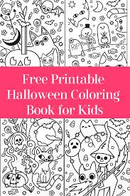 Free printable preschool halloween coloring pages are a fun way for kids of all ages to develop creativity, focus, motor skills and color recognition. Free Printable Halloween Coloring Book For Kids No Strings Attached Pretty Opinionated