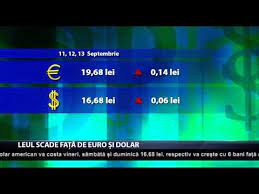 Leul Scade FaÈ›Äƒ De Euro È™i Dolar Youtube