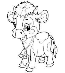 Keep your kids busy doing something fun and creative by printing out free coloring pages. Top 15 Free Printable Cow Coloring Pages Online