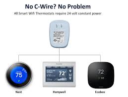 Want A Snazzy New Wifi Thermostat But Your Home Has Outdated Wiring No C Wire Want The New Nest Ecobee Sensi Or Hone Ecobee Doorbell Transformer Honeywell