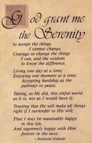 Serenity Serenity Quotes Quotes Serenity Prayer Tattoo Living one day at a time; serenity prayer