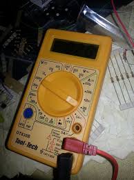 how much ampere is displayed on the multimeter electrical