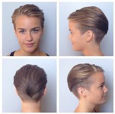 An undercut can be a good style for big, curly hair because it can take out some of the bulk. Undercut Short Haircut For Women Wet Styles Hairstyles Weekly