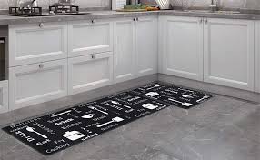 Maybe you would like to learn more about one of these? Amazon Com Pauwer Anti Fatigue Kitchen Rug Sets 2 Piece 17 X47 17 X28 Non Slip Kitchen Floor Mats Cushioned Comfort Standing Mat Waterproof Stain Resistant Cooking Home Kitchen