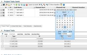 Gantt Chart Date Is Set Incorrectly If The Date Format Is