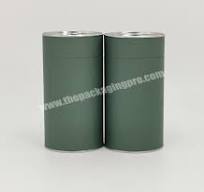 Silver Metal End Composite Paper Tea Packaging Canister with ...