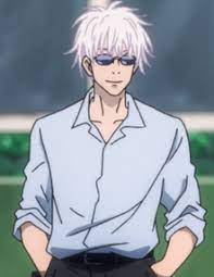 Gojo In A Blue Shirt In 2021 Jujutsu Blue Shirt Anime