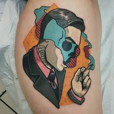 Smokingman By Cavan Noegrets Clarksville Tn Tattoos Neo Traditional Tattoo Traditional Tattoo Tattoo Styles