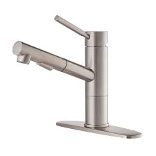 single handle pull out kitchen faucet