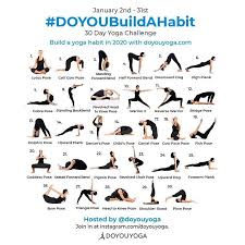 Doyouyoga Com On Instagram Brand New Year Brand New Challenge Doyoubuildahabit Starting This 30 Day Yoga Challenge Yoga Challenge Yoga Everyday