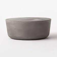 Cap Grey Cement Coffee Table Cb2 In 2021 Coffee Table Cb2 Geometric Shapes