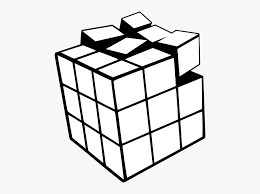 Divide the rubik's cube into layers and solve each layer applying the given algorithm not. Rubiks Cube Coloring Pages Free Transparent Clipart Clipartkey