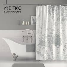 Black And White Shower Curtain Farmhouse Gray And White Lace Mandala Watercolor Print Shower Curtain Designer Shower Curtains Gray Shower Curtains Fabric Shower Curtains