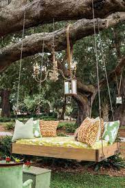 25 Awesome Outside Seating Ideas You Can Make With Recycled Items Architecture Design Outdoor Hanging Bed Outdoor Beds Backyard Hammock