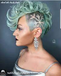 12 Shaved Sides Long Top Female Potongan Rambut Gaya Rambut Rambut