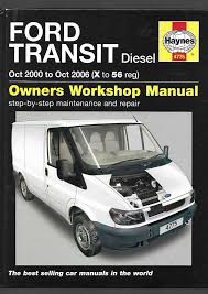 Haynes Ford Transit Tourneo Diesel Turbocharged 2 4l Service Repair Manual Ford Transit Manual Car Repair Manuals