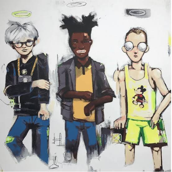 Hebru Brantley - Three the Hard Way (2017) | ArtLife Gallery