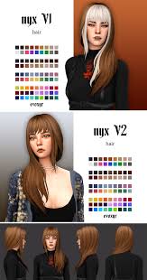 top 10 the sims 4 best clothing mods · 10. Nyx V1 V2 Hairs Evoxyr On Patreon Sims Hair Sims 4 Sims