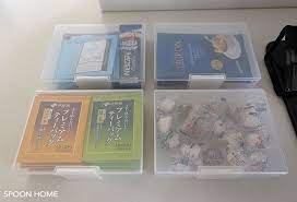 100均はがきケースの収納ブログ画像 収納 アイデア 収納 ケース