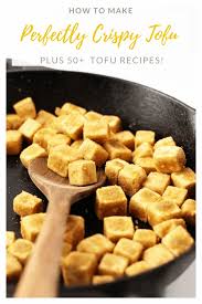 Stir in the hoisin sauce and keep it on the heat for about 3 minutes, until it's sweet and sticky and coats all the tofu. How To Make Perfectly Crispy Tofu My Darling Vegan