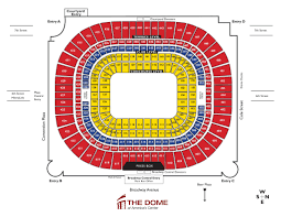All Inclusive Jones Dome Seating Chart 2019