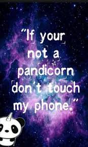 Pin By Miranda Serrano On Pandas Unicorns Cute Galaxy Wallpaper Cute Panda Wallpaper Dont Touch My Phone Wallpapers
