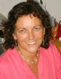 Blue Boat reflections' watercolor by Fabienne Blanc, Giclée Print