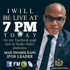 Adamu made the remark while comparing the map of biafra to that of borno state. Nnamdi Kanu To Make Live Broadcast Today At 7 Pm Ndigbo Link