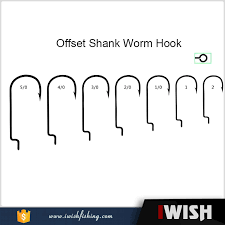 Bass Fishing Lure Tackle Worm Hooks Size Chart For Swim Baits Buy Worm Hooks Size Chart Bass Fishing Lure Tackle Swim Baits Hook Product On