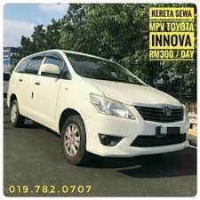 We did not find results for: Kereta Sewa Mpv Toyota Innova Murah Damansara