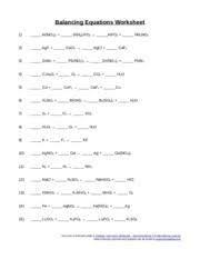 This is why you remain in the best website to see the unbelievable books to have. Balancing Equations Worksheet Part 1 Balancing Equations Worksheet 1 Al No3 3 Nh4 3po4 Alpo4 Nh4no3 2 Agf Cacl2 Agcl Caf2 3 Znbr2 Pb No2 2 Zn No2 2 Course Hero