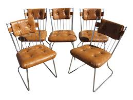 Daystrom Chrome And Vinyl Padded Chairs Set Of 5 Chair Chair Pads Chair Set