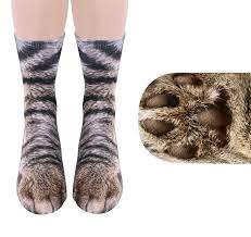 Animal Feet Socks Socks Turn Your Feet Into Animal Paws Paws Socks Animal Print Socks Foot Socks