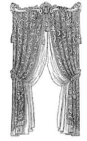 Black And White Window Curtains Clipart Pin By Diane Dwyer On Period Styles Victorian Curtains Victorian Furniture Decor Curtains