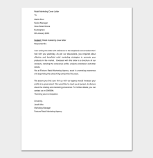 Use our retail manager cover letter example to help you land a job. Cover Letter Template 60 For Word Pdf Format