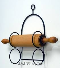 Rolling pins can become both an obsession for the kitchen tool collector and a source of great pride rolling pins are an essential baking tool and they're frequently displayed in the kitchen as a work. J J Wire Ring Top Rolling Pin Holder