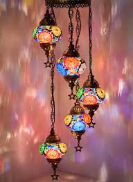 This unique hanging lamp will give a special tone and ambiance to any room. Buy Mosaic Chandelier Mosaic Lamp Turkish Lamp Moroccan Lantern Online At Low Prices In India Amazon In