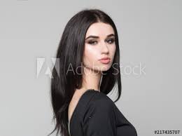 Sorry, your search returned zero results for grey eyes model black hair. Attractive Brunette In Black Dress Isolated On Gray Background Beautiful Young Woman With Smoky Eyes And Long Black Hair Posing In Studio Buy This Stock Photo And Explore Similar Images At