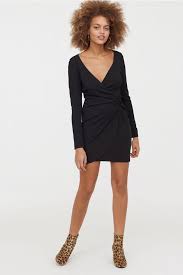 Pdp Black Tie Dress Dresses Black Wrap Dress