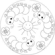 Spring Mandala Coloring Page Crafts And Worksheets For Preschool Toddler And Kindergarten Mandala Coloring Pages Mandala Coloring Spring Coloring Pages
