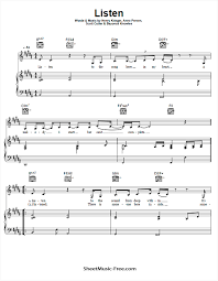 Sheet music plus now offers a variety of free manuscript paper, which you can download to your computer and print. Listen Sheet Music Beyonce Sheetmusic Free Com